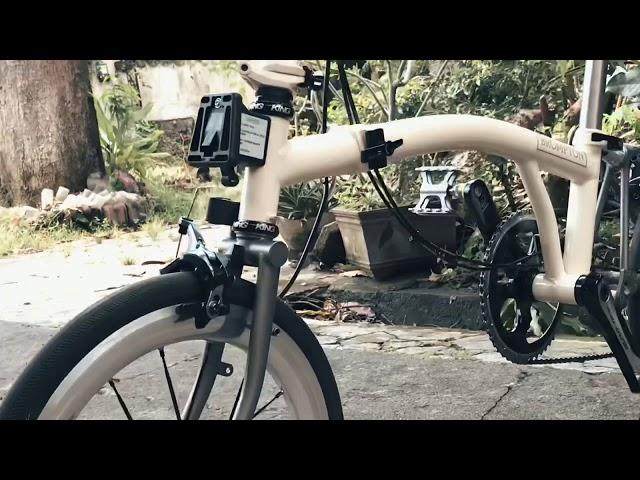 BROMPTON PREMIUM CUSTOM 3Sp External | Andoza wheelset . Dura Ace