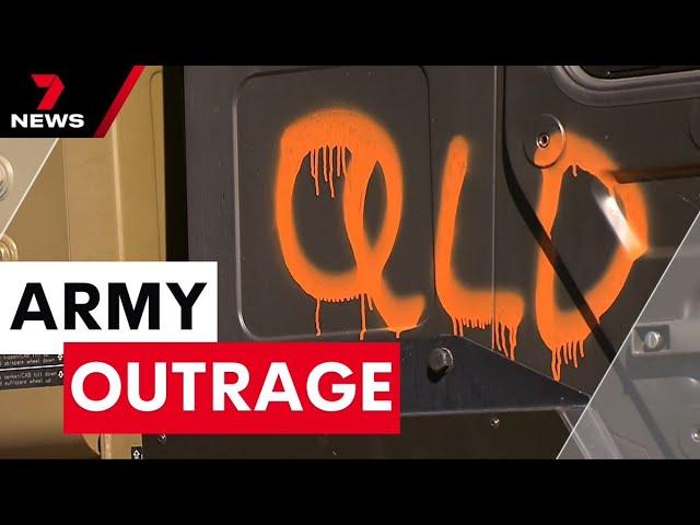 Army truck stolen at defence site in Brisbane | 7NEWS