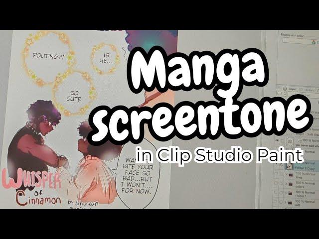Shoujo Manga Screentone Tips & Tricks using Clip Studio Paint