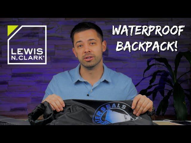 Lewis N. Clark WATERPROOF TRAVEL BACKPACK!