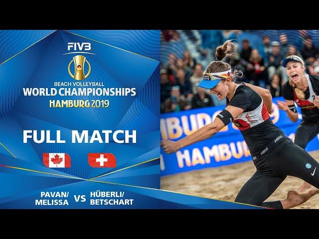 Pavan/Melissa vs. Betschart/Hüberli - Full Match | Beach Volleyball World Champs Hamburg 2019