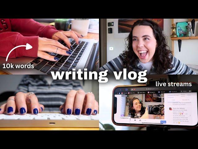 Writing Vlog ️ *10k Weekend feat. some incredible #authortube channels!*