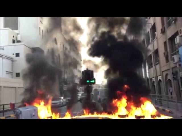 عملية "كلنا مقاومة" | العاصمة المنامة - تضامناً مع معتقلي سجن جو 12-3-2015 Bahrain Manama