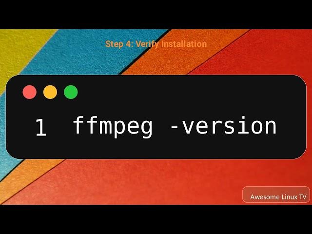 Installing FFMPEG on CentOS