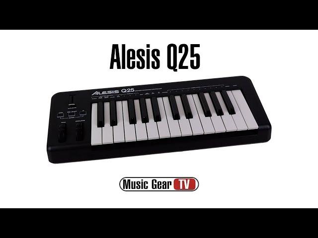 Alesis Q25, the perfect small keyboard with MIDI!