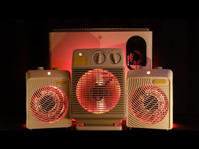  Triple Fan Heater Sounds with Convector Heater Sound and Deep Tube Noise for Easy and Fast Sleep