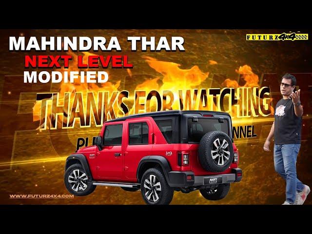 New Red Mahindra Thar Next Level Modified New Thar Customization Futurz 4x4 || 4x4 All Cars Modified