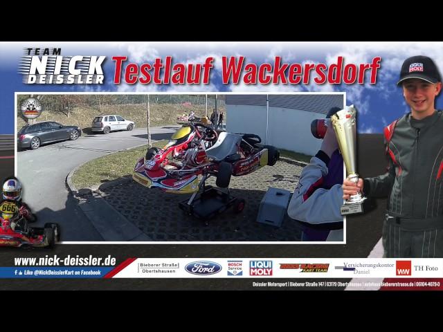 NICK DEISSLER Testlauf Wackersdorf 11.03.2017