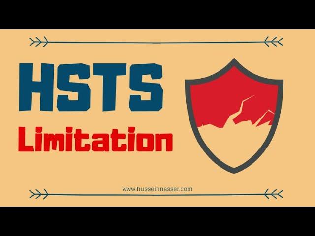 HSTS - HTTP Strict Transport Security - Limitations