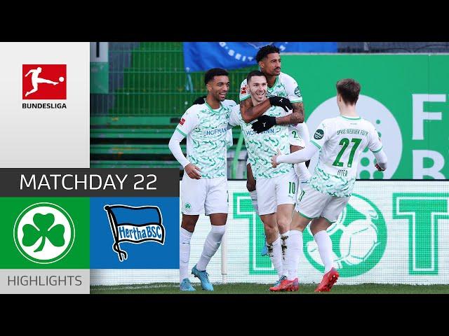 Greuther Fürth - Hertha Berlin 2-1 | Highlights | Matchday 22 – Bundesliga 2021/22