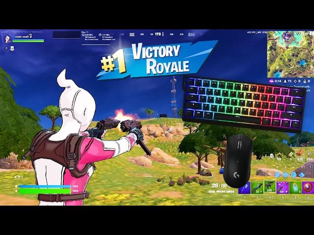 Wooting 60HE Chapter 5 Season 4 Fortnite Gameplay + Keyboard & Mouse Sounds ASMR