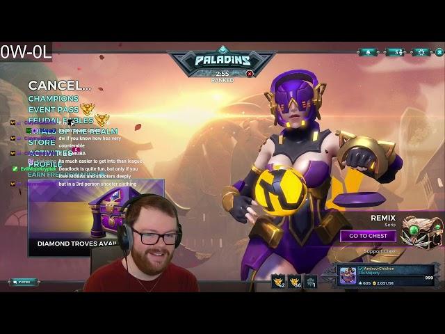 I FINALLY Hit Grandmasters! (Paladins Ranked Stream)