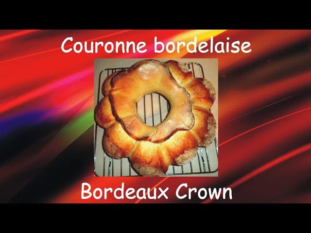 Artisan and Bakery-Style Sourdough Bordeaux Crown / Couronne bordelaise au levain