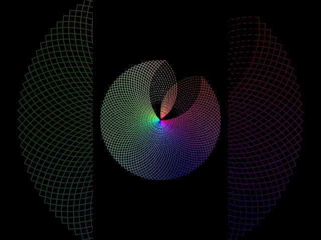 Spiral Animation Made with Python | #shorts #python  #animation