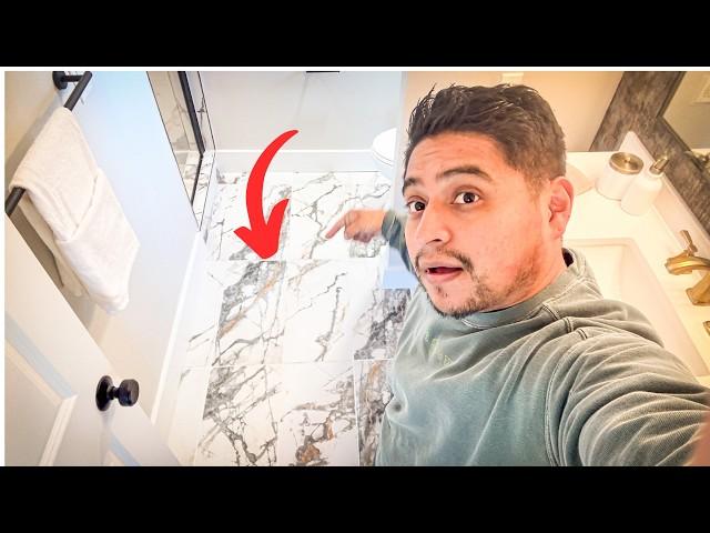 New Bathroom Floors! Flip House Tile Install Pt2