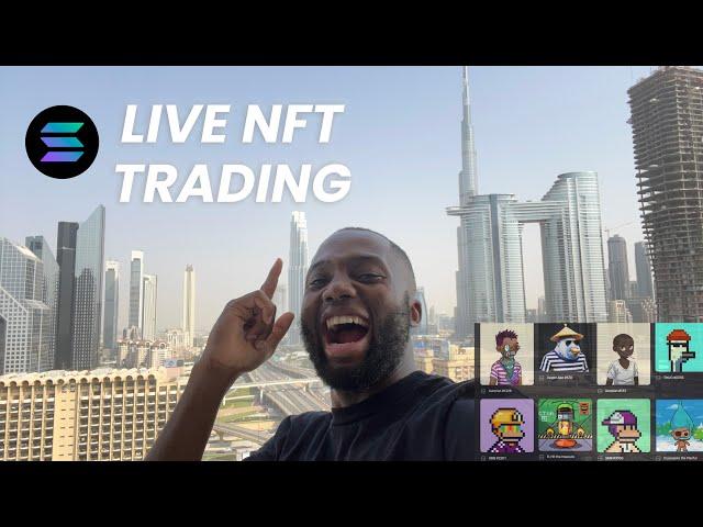 Trading Cheap Solana NFTs To 10x My Bag. This Is How It Works - Live