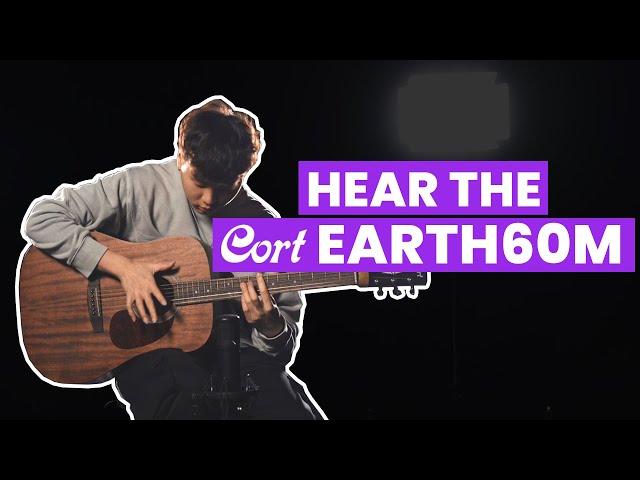 Hear The Cort Earth60M Acoustic Guitar