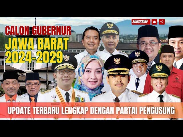 CALON GUBERNUR JAWA BARAT 2024 LENGKAP