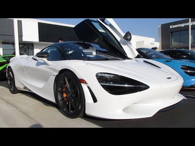 New Silica White 2024 McLaren 750S