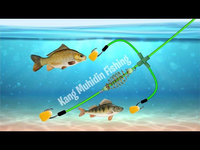 The Secret Of Fisherman Fishing Knot Skills How to Tie Fishing Knot Using Tackle #fishing