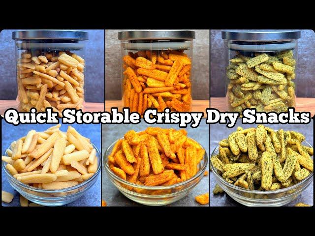 Quick Storable Gluten-Free Crispy Rice Snacks Recipe in Just 15 Minutes | Easy Tea Time Snacks