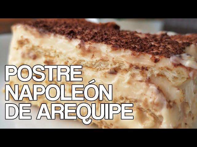 POSTRE NAPOLEÓN DE AREQUIPE  MUY rico y FÁCIL  de preparar