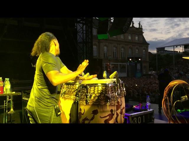 Paoli Mejias Conga solo Precussion Carlos Santana in Stuttgart at the Jazz Open Air in 2016.