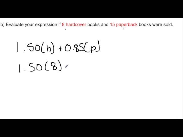 Lesson 8.3: Creating and Evaluating Algebraic Expressions