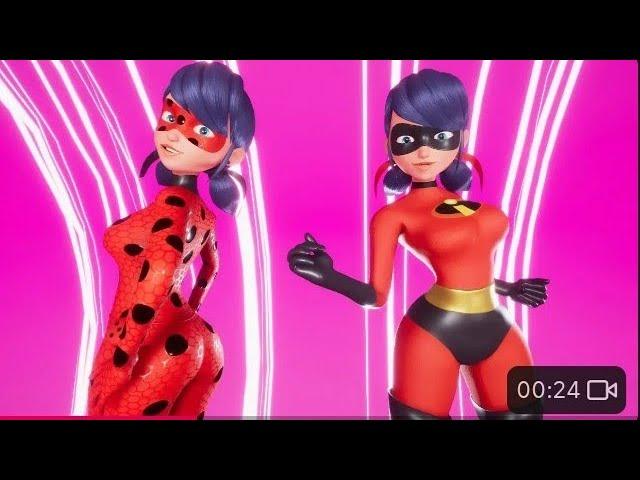 Miraculous Ladybug Transform into Elastigirl