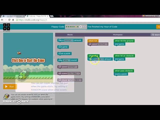 code.org/flappy bird game