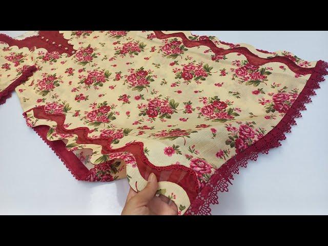 Vibrant kriss cross kameez Chak/daman design making/printed Front Chalk Daman design with layers