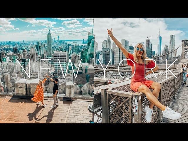 New York Vlog | Best Food In New York,Times Square, Statue Of Liberty, Central Park, Top Of The Rock