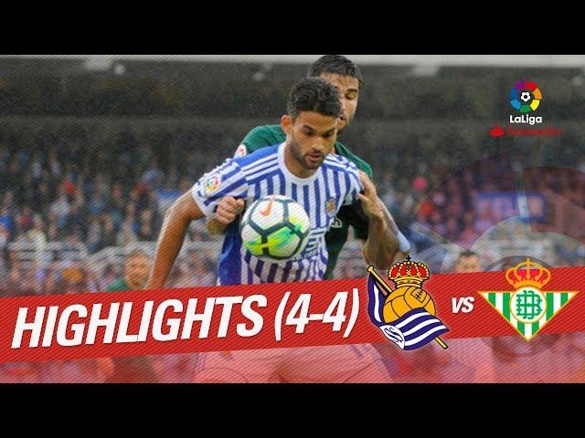 Highlights Real Sociedad vs Real Betis (4-4)