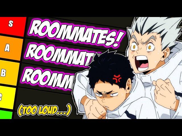 Ranking Haikyuu Characters as ROOMMATES! | Haikyuu Tier List