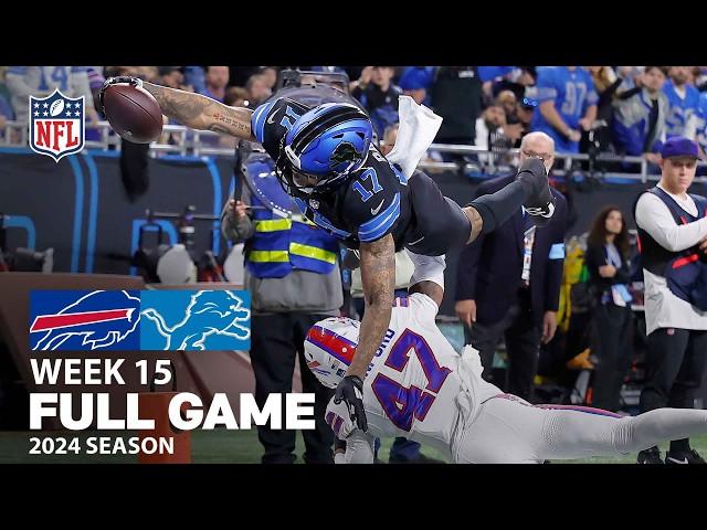 Buffalo Bills vs. Detroit Lions FULL GAME | NFL 2024 Season Week 15