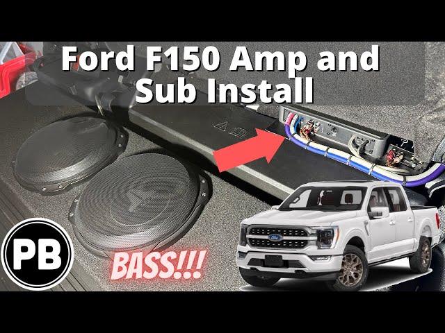 2021 - 2025+ Ford F150 Amp and Sub Install (to Factory Radio B&O)