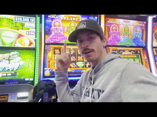 Winning Big On The High Limit Mo Mummy Slot Machine At Coushatta Casino Resort!