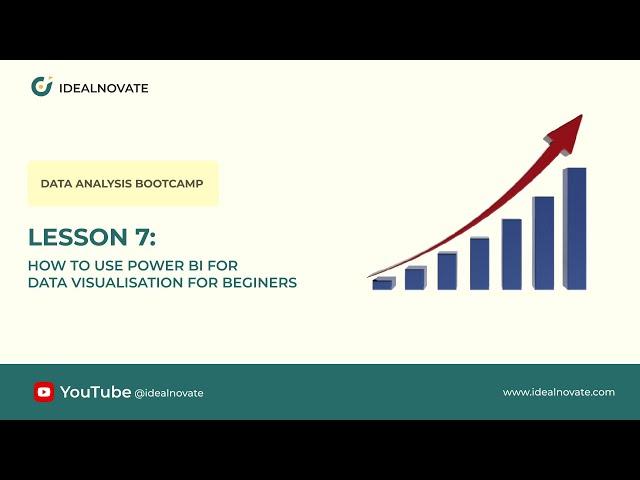 07. How to Use Power BI for Data Visualization- Tutorial For Beginners- Lesson 7