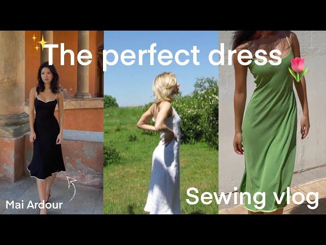 Sewing THE PERFECT DRESS // mai ardour // sewing vlog