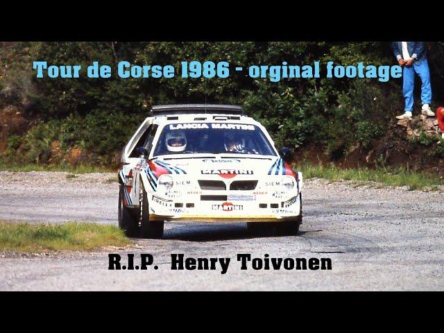 Tour de Corse 1986 new - and never seen on TV