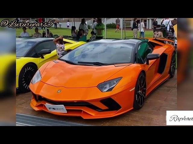 luxury cars in londen2024 buy rich lady lamborghini aventador