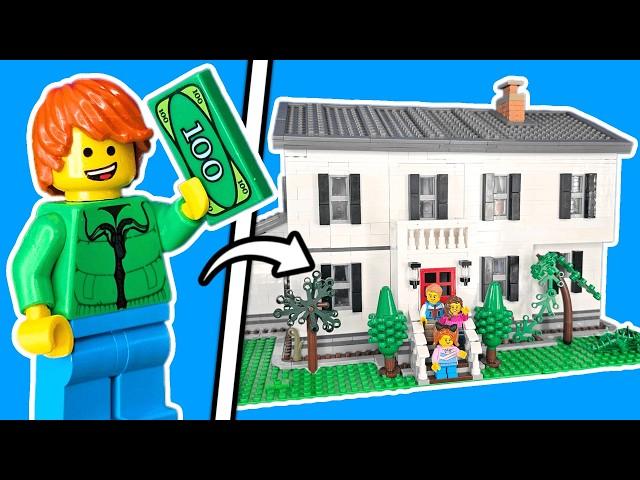 I Built My Childhood House in LEGO...