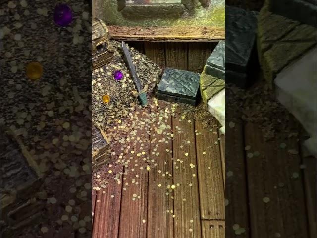 Raining gold in the D&D Treasure Room #dnd #terrain #dungeonsanddragons
