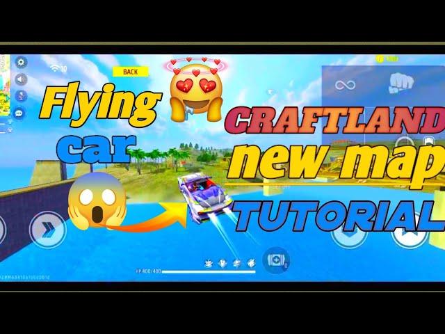 Flying car In Free Fire  How to make craftland  flying car #tutorial#freefirelovers #freefire