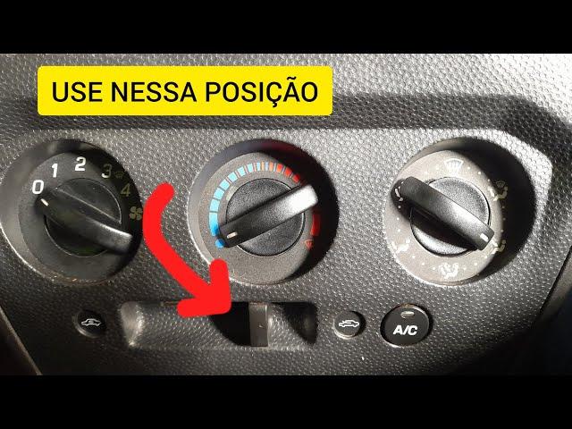 FIESTA SAINDO AR QUENTE MESMO NO FRIO? AR QUENTE DO FIESTA INTERFERE NO AR CONDICIONADO? VEJA