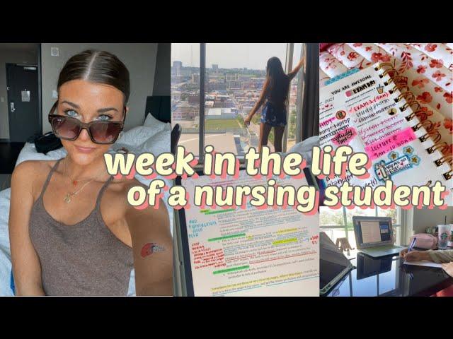 WEEK IN THE LIFE OF A NURSING STUDENT | vlog