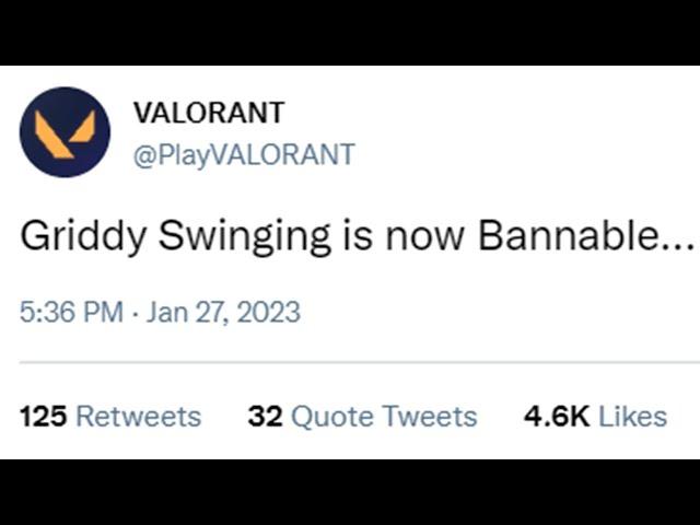 Valorant Just Banned Griddy Swinging... (They can't stop us)