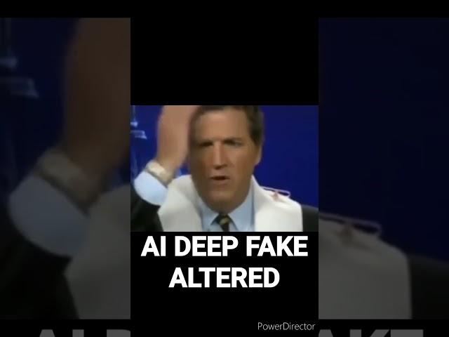 TUCKER CARLSON DEEP FAKE AI ALTERED VIDEO WATCH MOUTH MOVEMENTS ‎@TimcastIRL   ‎@TimcastNews 