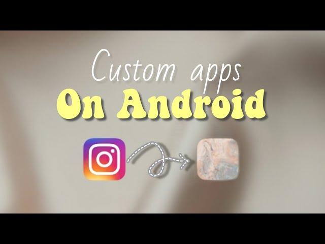 How To Change Icons On Android Phones SUPER AESTHETIC ||Hridyak.