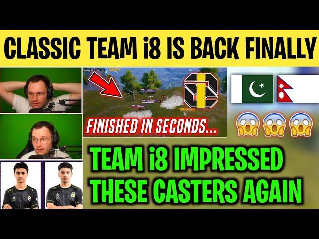 OUR CLASSIC TEAM i8 IS BACK | Team i8 Impressed These Casters Again | Two Team Finished in Seconds